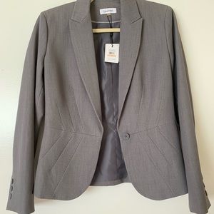 Calvin Klein Dark Grey Blazer w/tags